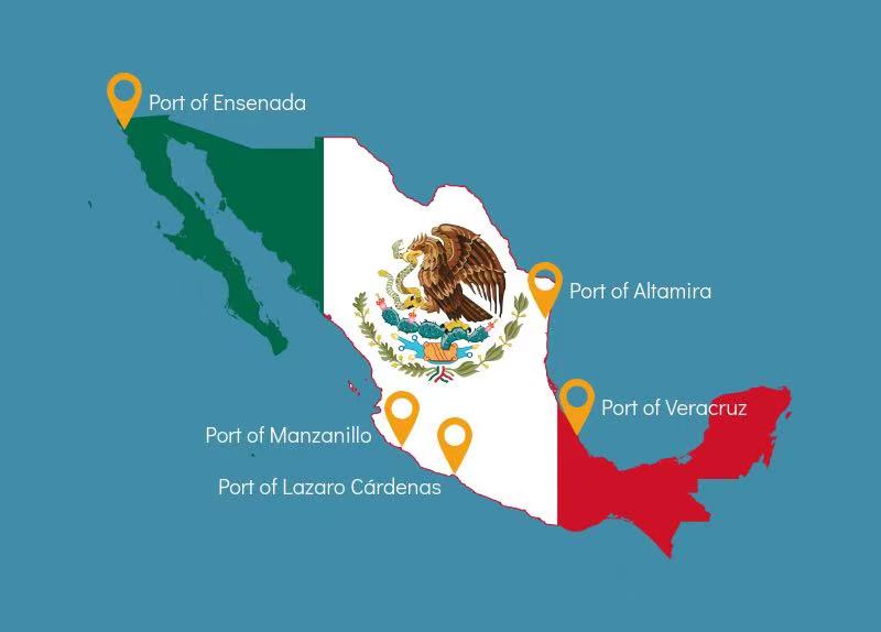 【投资指南】墨西哥这5个港口，外贸人你知道了吗？